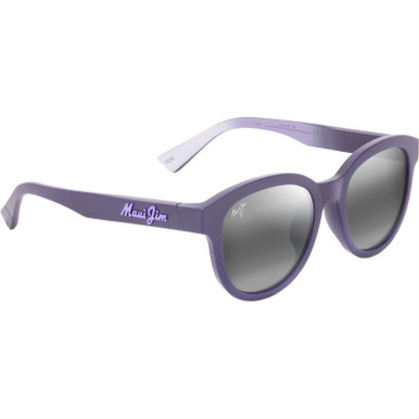 Maui Jim Ihupani Alt Fit - Matte Dark Violet/Neutral Grey Polarised Lenses
