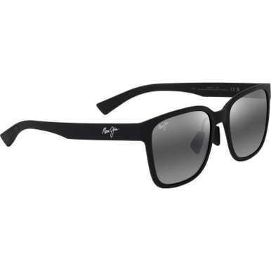 Maui Jim Paulele Alt Fit, Matte Black/Neutral Grey Glass Polarised Lenses