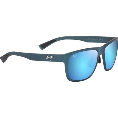 Matte Blue/Blue Hawaii Polarised Glass Lenses