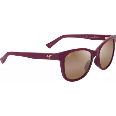Matte Cyclamen/HCL Bronze Glass Polarised Lenses
