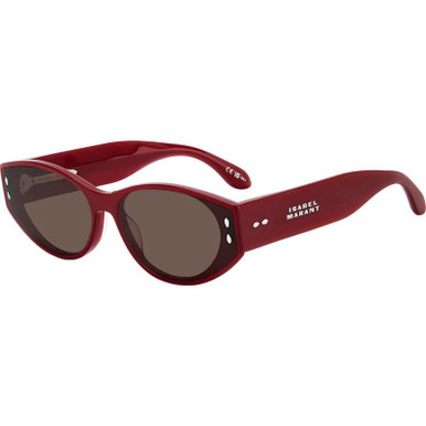 Isabel Marant IM 0185/G/S, Burgundy/Brown Lenses