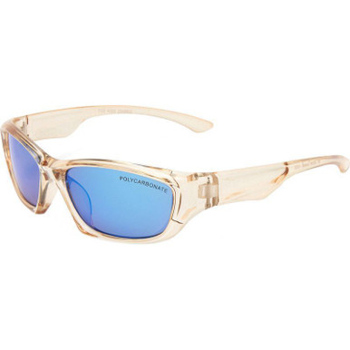 Clear/Ice Blue Mirror Lenses