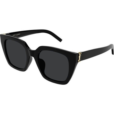 Saint Laurent SLM143F - Black/Black Lenses
