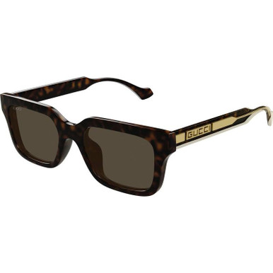 GUCCI GG1732SK, Havana/Brown Lenses