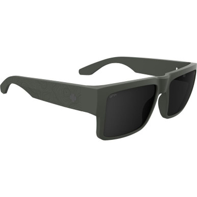 Spy Cyrus, Matte Olive/Happy Grey Lenses