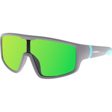 Spotters Kids Croc Kids, Grey/Green Mirror Polarised Lenses