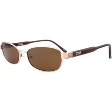 Shop the Otra Papillon Sunglasses Gold/Brown | Afterpay display picture 2