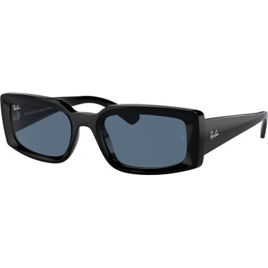 Black/Dark Blue Lenses