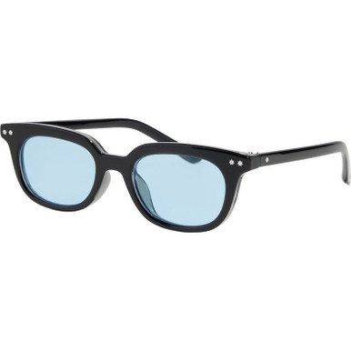 Elysium Double Black/Aqua Lenses