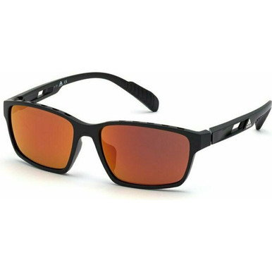 OUTLET Adidas SP0024 (O) - Shiny Black/Roviex Mirror Lenses