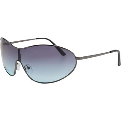 Polished Pewter/Turquoise Gradient Lenses