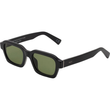 Retrosuperfuture Caro - Matte Black/Green Lenses