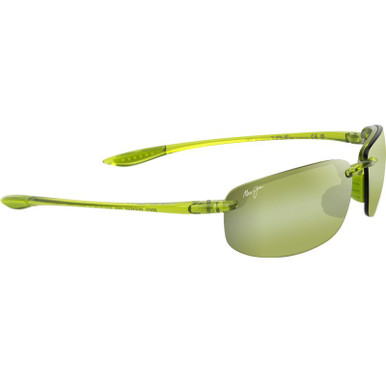 Shiny Transparent Light Green/Maui HT Polarised Lenses