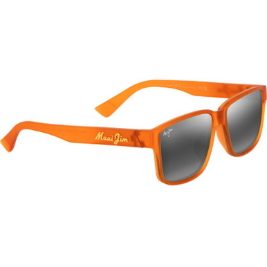 Matte Transparent Orange/Neutral Grey Polarised Lenses