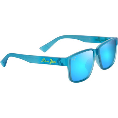 Matte Transparent Blue/Blue Hawaii Polarised Lenses