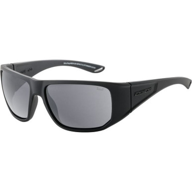 Dirty Dog Stonker Safety - Satin Black/Grey Polarised Lenses
