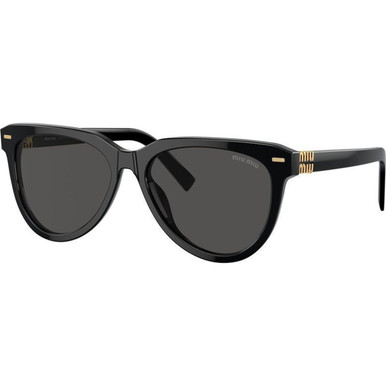 OUTLET Miu Miu MU12ZS (O) - Black/Dark Grey Lenses