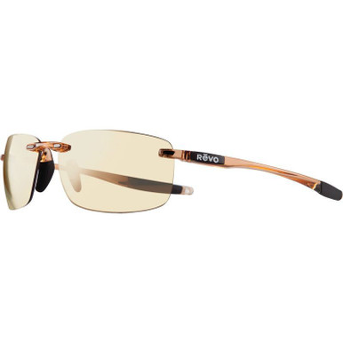 Revo Descend N - Blush/Champagne Gold Mirror Polarised Lenses
