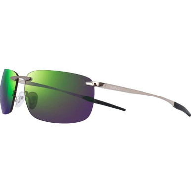 Revo Descend Z - Shiny Gunmetal/Evergreen Mirror Polarised Lenses