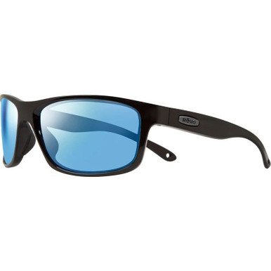 Revo Harness - Matte Black/Blue Water Mirror Polarised Lenses