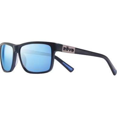 Revo Winston, Matte Black/Blue Water Mirror Polarised Lenses
