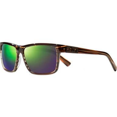 Revo Winston, Brown Horn/Evergreen Mirror Polarised Lenses