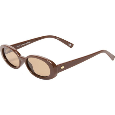 Le Specs Outta Love, Cocoa/Mocha Tint Lenses