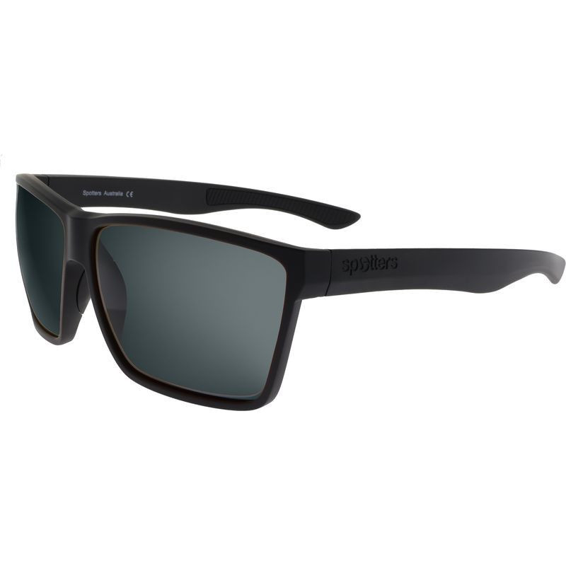 Spotters Villain Sunglasses Black/Carbon Glass Polarised