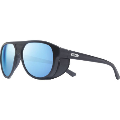 Matte Black/Blue Water Mirror Polarised Lenses