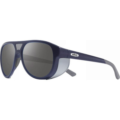 Matte Navy/Graphite Silver Flash Mirror Polarised Lenses