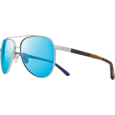 Chrome/H2O Blue Mirror Glass Polarised Lenses