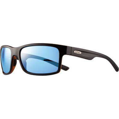 Matte Black/Blue Water Mirror Polarised Lenses