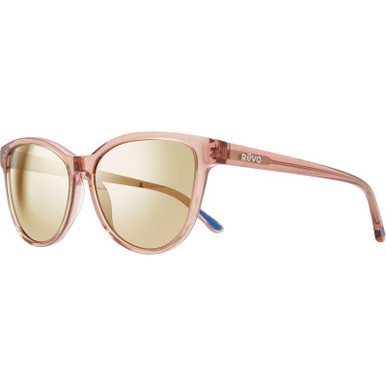 Crystal Mauve/Champagne Gold Mirror Polarised Lenses