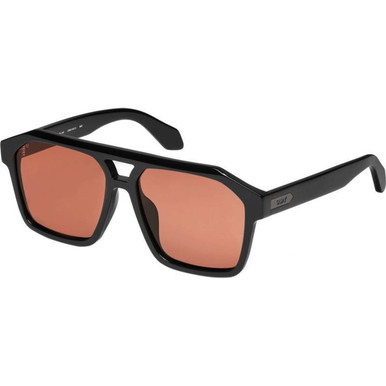 Quay Australia Soundcheck - Black/Apricot Polarised Lenses