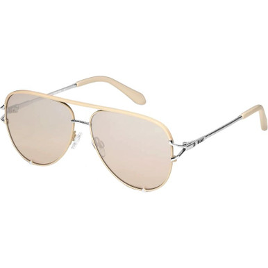 Silver/Silver Champagne Flash Mirror Lenses