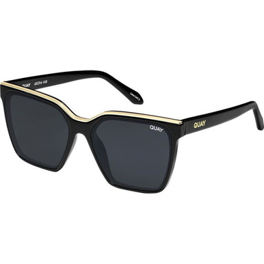 Oversized Sunglasses Quay Cafe Racer Black Are Quay Sunglasses