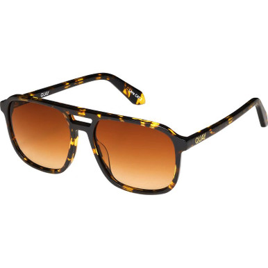 Quay Australia On The Fly, Shiny Yellow Tort/Orange Gradient Lenses