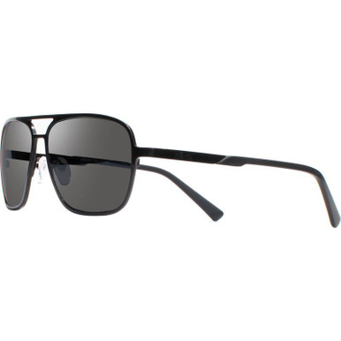 Satin Black/Graphite Silver Mirror Polarised Lenses