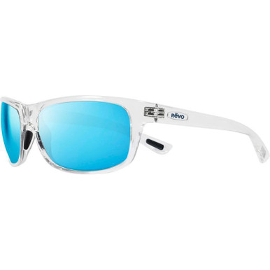 Crystal/H2O Blue Mirror Glass Polarised Lenses