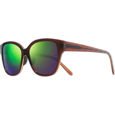 Brown/Evergreen Mirror Polarised Lenses