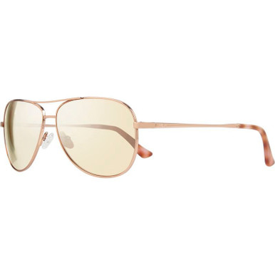 Revo Relay Petite, Rose Gold/Champagne Gold Mirror Polarised Lenses