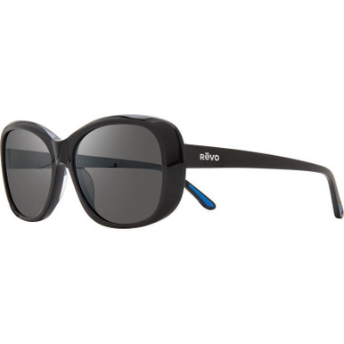 Black/Graphite Silver Flash Mirror Polarised Lenses