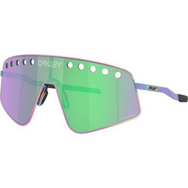 Oakley Sutro TI Sweep - Polished Oil Slick/Prizm Road Jade Lenses