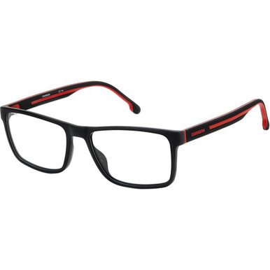 Carrera Glasses Carrera 8885 - Matte Black Red/Clear Lenses