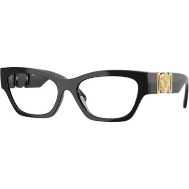 Black/Clear Lenses 54 Eye Size