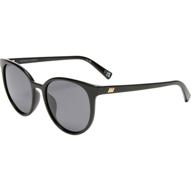 Le Specs Armada - Black/Smoke Polarised Lenses