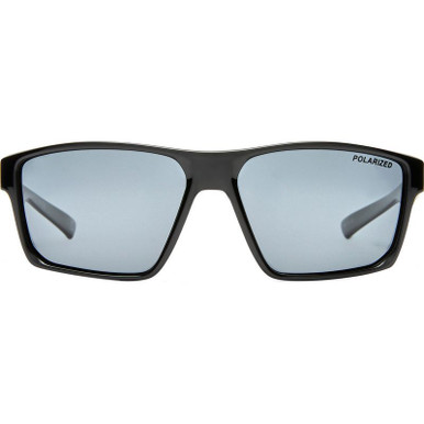 Shop the Le Specs Dauntless Sunglasses Black/Smoke Polarised display picture 2