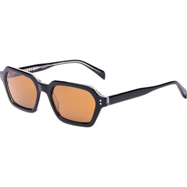 Eco Black Clear/Brown Glass Lenses
