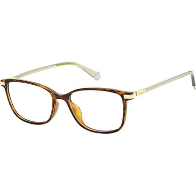 Polaroid Glasses PLD D460/G - Havana/Clear Lenses