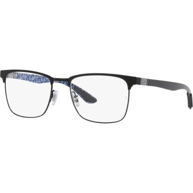 Ray-Ban Glasses RX8421 - Black/Clear Lenses 54 Eye Size